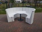 Ronde loungebank - 230 cm Ral kleur (mat) naar keuze -, Tuin en Terras, Tuinsets en Loungesets, Ophalen of Verzenden, Nieuw