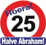 Deurbord 25 Jaar Verkeersbord Halve Abraham 50cm, Verzenden, Nieuw