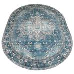 Vloerkleed Nora Petrol - Ovaal 160 x 230 cm - Meerdere, Huis en Inrichting, Stoffering | Tapijten en Kleden, Ophalen of Verzenden