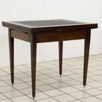 Verlengbare Tafel met Leren Blad, Ophalen of Verzenden, Nieuw