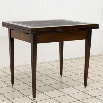 Verlengbare Tafel met Leren Blad beschikbaar voor biedingen
