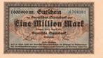 1 Million Mark / 1000000 Mark August 1923 Duitsland Bayer...