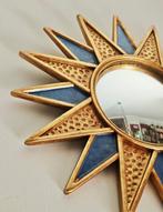 Wandspiegel- Heks Oog / Butler - Glas, Hars - Goud/Blauw