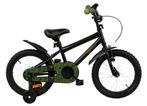 2Cycle BMX - Zwart-Groen - Jongensfiets 4 tot 6 jaar, Fietsen en Brommers, Nieuw, 16 inch, Verzenden