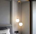 Moderne Glazen Led Hanglamp – Scandinavisch Design Plafondla, Verzenden, Nieuw