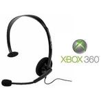 Microsoft Xbox 360 Headset Wired Zwart, Ophalen of Verzenden, Zo goed als nieuw