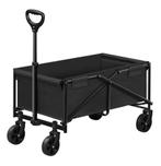 Nieuwe Opvouwbare Bolderkar met Remmen – 80 kg Draagvermogen, Caravans en Kamperen, Bolderkarren, Verzenden, Opvouwbaar, Nieuw