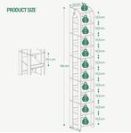 11-Laags Verticaal Schoenenrek – Smal Houten Schoenenrek, Verzenden, Nieuw