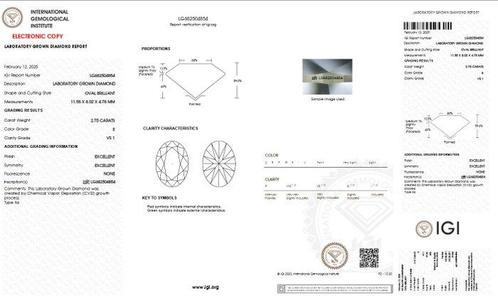Ring - 18 karaat Witgoud - 3.27ct. tw. Diamant (Lab-grown) -, Sieraden, Tassen en Uiterlijk, Ringen