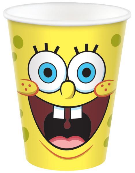 Spongebob Bekers 250ml (8st), Kleding | Dames, Carnavalskleding en Feestkleding, Nieuw, Ophalen of Verzenden