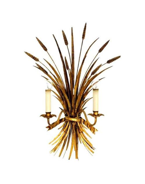 Hans Kogl / Kögl - H. Kögl - Wandlamp (2) - metaal - Een, Antiek en Kunst, Curiosa en Brocante