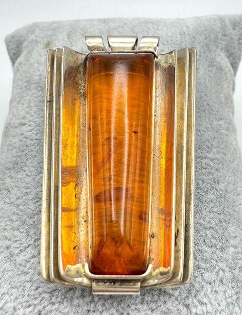 Zonder Minimumprijs - Hanger Zilver Barnsteen - Fischland, Sieraden, Tassen en Uiterlijk, Antieke sieraden