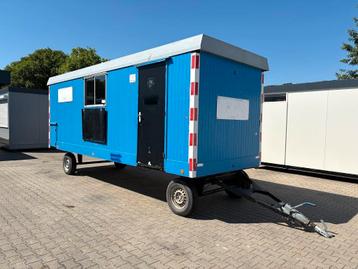 Schaftwagen langzaam verkeer Ca 6,10 x 2,20 mtr met berging beschikbaar voor biedingen