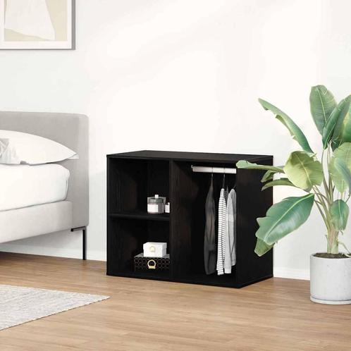vidaXL Zwarte Eiken Cosmetiek Kabinet - 80x40x65 cm, Huis en Inrichting, Kasten | Overige, Nieuw, Verzenden