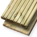 Smaragd vlonderplank Grenen licht groen 21x145mm 4,00 mtr, Ophalen of Verzenden, Nieuw, Hout