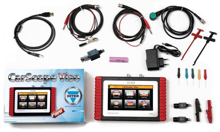 Ditex CarScope VISO starterkit automotive oscilloscoop, Auto diversen, Autogereedschap, Verzenden