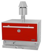 GGM Gastro | Houtskool - Houtskool grilloven - Rood |, Verzenden, Nieuw in verpakking, Fornuis, Frituur en Grillen