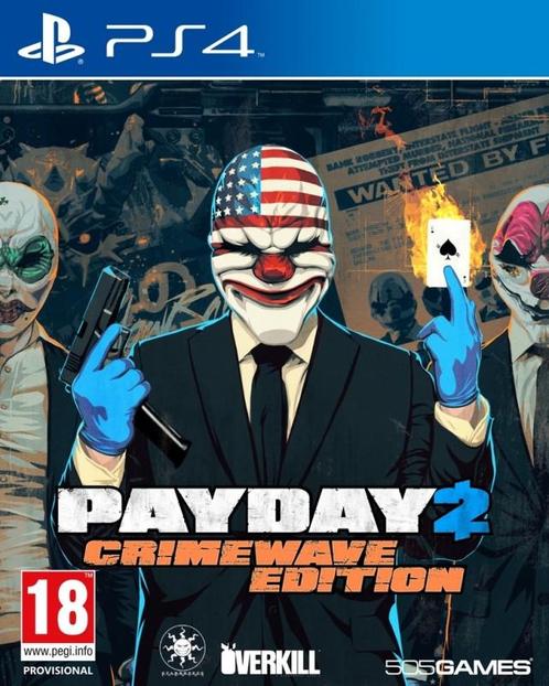 Payday 2 Crimewave Edition (PlayStation 4), Spelcomputers en Games, Games | Sony PlayStation 4, Gebruikt, Vanaf 12 jaar, Verzenden
