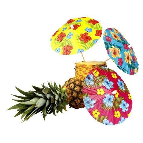 Ijs parasols Hawaii (6 st), Hobby en Vrije tijd, Feestartikelen, Nieuw, Ophalen of Verzenden