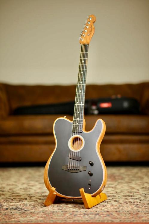 Fender American Acoustasonic Telecaster | Black, Muziek en Instrumenten, Snaarinstrumenten | Gitaren | Akoestisch
