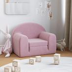 vidaXL Kinderslaapbank zacht pluche roze, Kinderen en Baby's, Kinderkamer | Overige Meubels, Verzenden, Nieuw