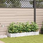 vidaXL Tuinplanten 1 pc Basketweave met opslag Wit 160 x 40, Minder dan 30 cm, Verzenden, Minder dan 60 cm, Nieuw
