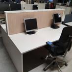 Duo bureau werkplekken met scheidingswand - 200x80 cm