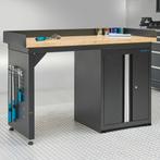 Datona Werkbank 150 cm met gereedschapskast en bamboe, Doe-het-zelf en Verbouw, Werkbanken, Ophalen of Verzenden, Nieuw