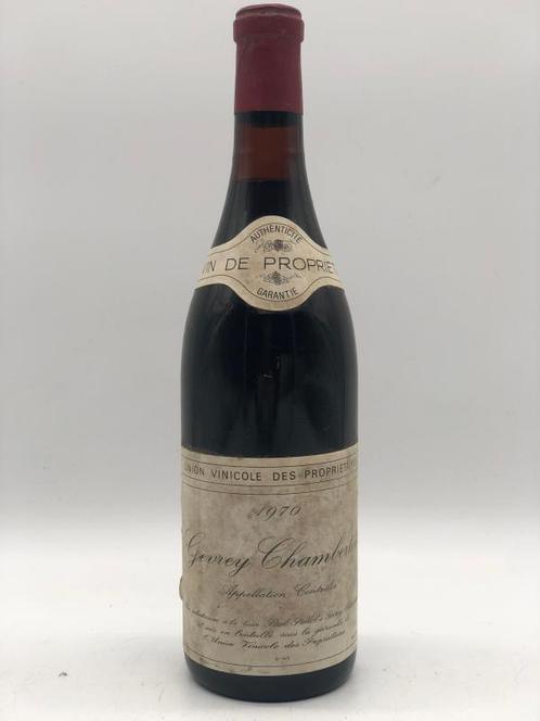1 x 75cl Gevrey Chambertin, selection Paul Grillot 1970, Verzamelen, Wijnen, Frankrijk, Rode wijn, Nieuw, Ophalen of Verzenden