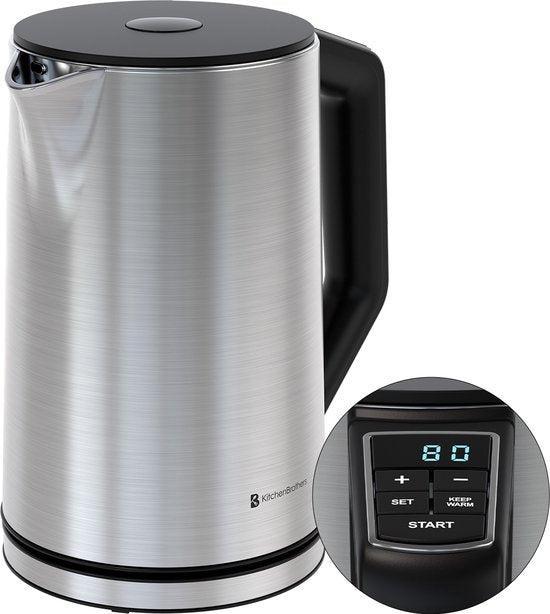 2dekans | KitchenBrothers Waterkoker - Elektrisch - 1,5L -, Witgoed en Apparatuur, Waterkokers, Zo goed als nieuw, Ophalen of Verzenden