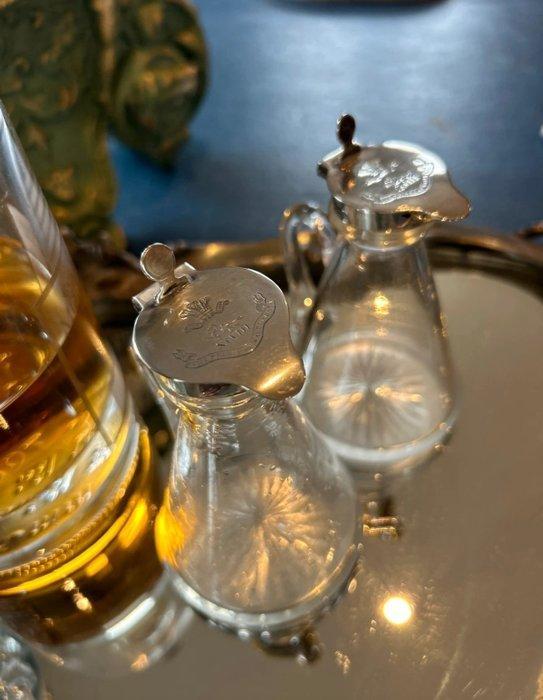 Hukin & Heath, Birmingham - Karaf (2) - .925 zilver, Antiek en Kunst, Antiek | Goud en Zilver