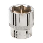 Silverline Zeskantige metrische dop - 28 mm - chroom vana..., Ophalen of Verzenden, Nieuw