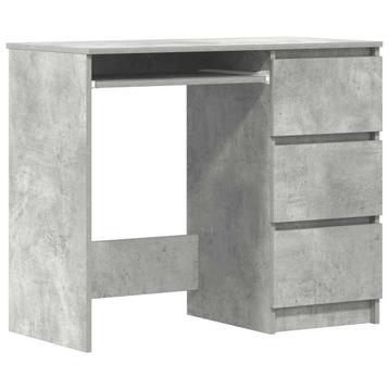 Bureau Hout - Betongrijs - Tweedekansje - Kinderkamer beschikbaar voor biedingen