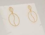 Cocktail oorbellen - 14 karaat Geel goud - 1.18ct. tw.