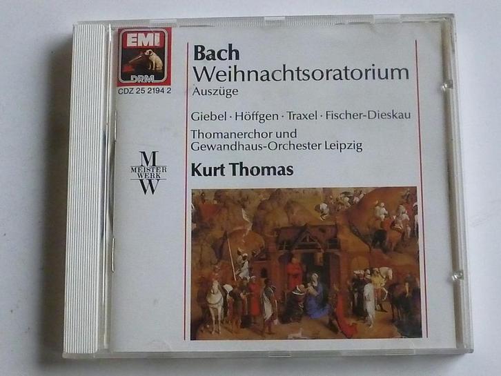 Bach - Weihnachtsoratorium / Kurt Thomas, Cd's en Dvd's, Cd's | Klassiek, Zo goed als nieuw, Verzenden