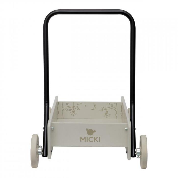 Micki Houten loopwagen (blank/beige) (Poppenhuizen), Kinderen en Baby's, Speelgoed | Poppenhuizen, Nieuw, Ophalen of Verzenden
