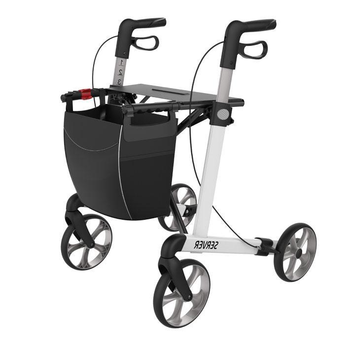 Rehasense Rollator Server L wit, Diversen, Verpleegmiddelen, Ophalen of Verzenden