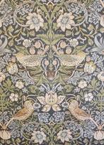 300x280cm! Stof William Morris Engels Strawberry Thief -