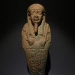 Oud-Egyptisch Shabti voor generaal Pakhaas. 30e dynastie,, Verzamelen