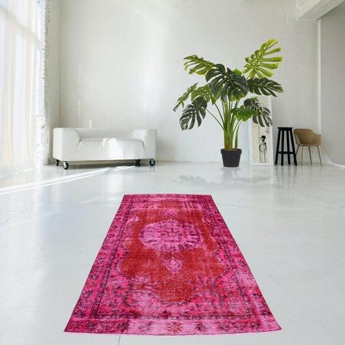 Roze vintage - Vloerkleed - 295 cm - 174 cm - met, Huis en Inrichting, Stoffering | Tapijten en Kleden
