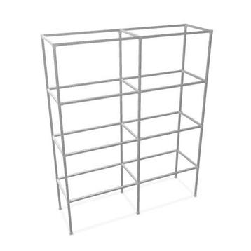 Steigerbuis Kast Athene | Vierkant Staal 25x25 mm | Staand | beschikbaar voor biedingen