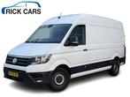 Volkswagen Crafter 35 2.0 TDI 177PK Euro6 L3H3, Stof, Gebruikt, Volkswagen, Wit