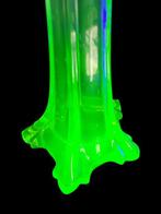 Vaas - uranium glas - soliflore vaas 50 cm XXL