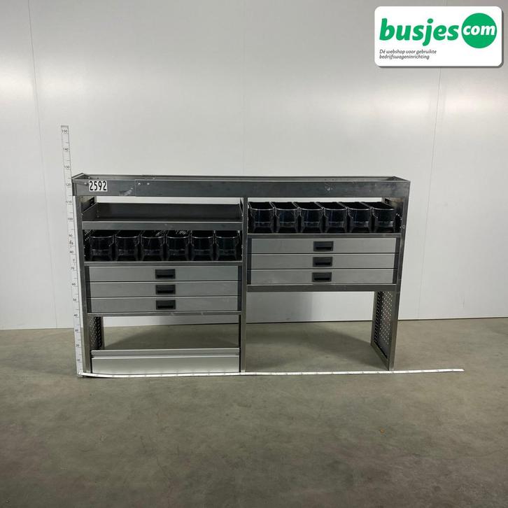 **Gereserveerd** Aluca aluminium bedrijfswageninrichting geb, Auto diversen, Overige Auto diversen, Ophalen of Verzenden