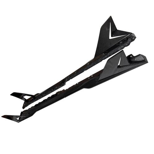 Dit betreft een set Lamborghini Revuelto carbon side skirt, Auto diversen, Tuning en Styling, Verzenden