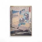Utagawa Kunisada Het leven van Toyotomi Gefotografeerd