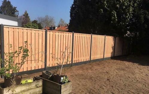 VOORJAARSACTIE !! Hout Beton Schutting vele varianten, Tuin en Terras, Schuttingen, 6 meter of meer, Nieuw, Hout, 1 tot 2 meter