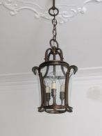 Lantaarn - gebogen kristal - Bronzo