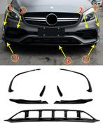 FRONTSPOILER ZWART GESCHIKT VOOR MERCEDES W176 A-KLASSE AMG-, Ophalen of Verzenden, Nieuw