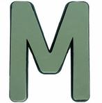 Letter m van steekschuim met bodem  , passen niet op een, Ophalen of Verzenden, Nieuw